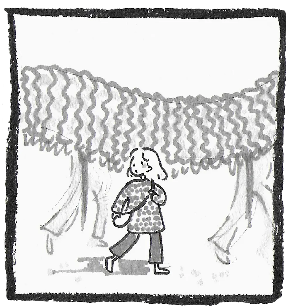 Searching at its center